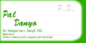 pal danyo business card